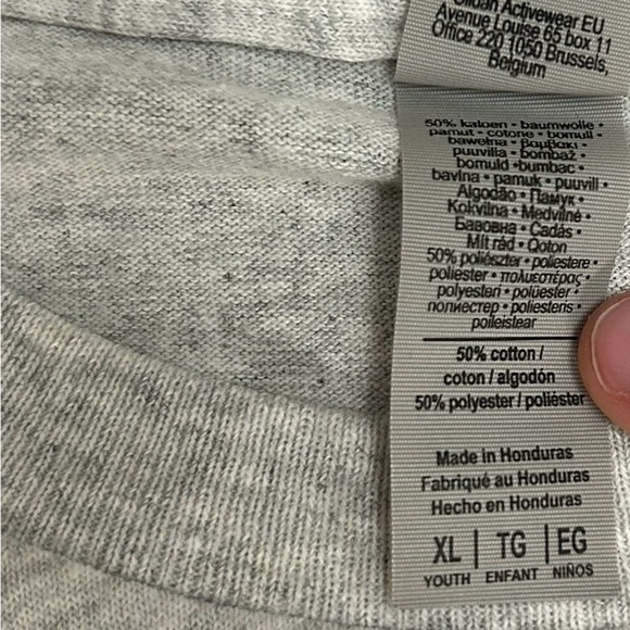 Gildan XL Graphic T-Shirt I Get Us Out of Trouble Light Gray (0349) - Picture 8 of 11